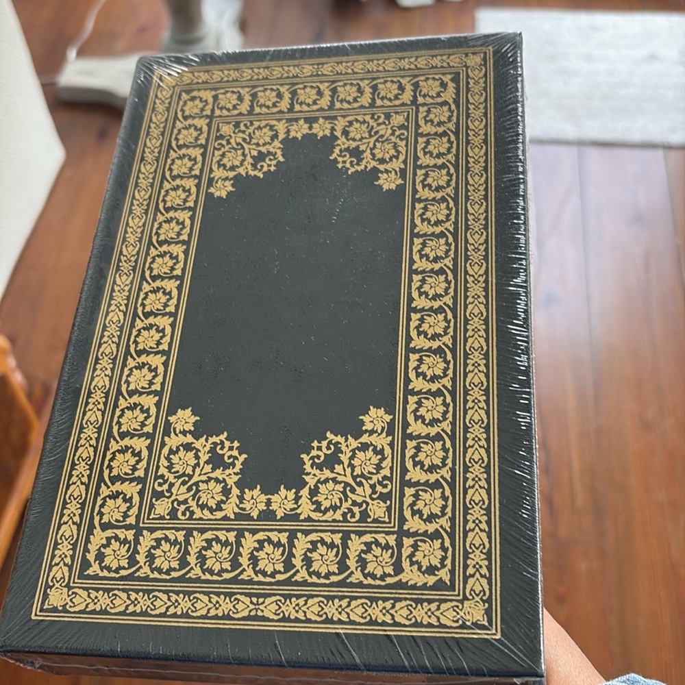 Robinson Crusoe Decorative Book - Black and Gold